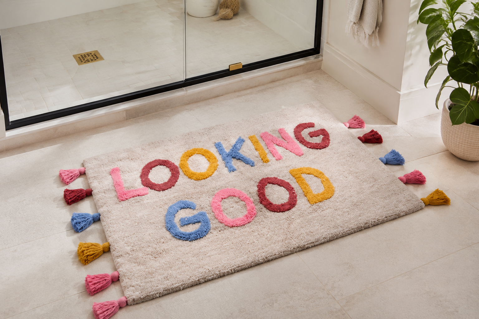 Looking Good Tufted Bathmat | 20 x 32 Inch | Color – Multi